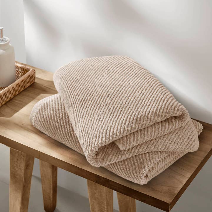 Cotton Quick-Dry Ribbed Towel 6-piece Set