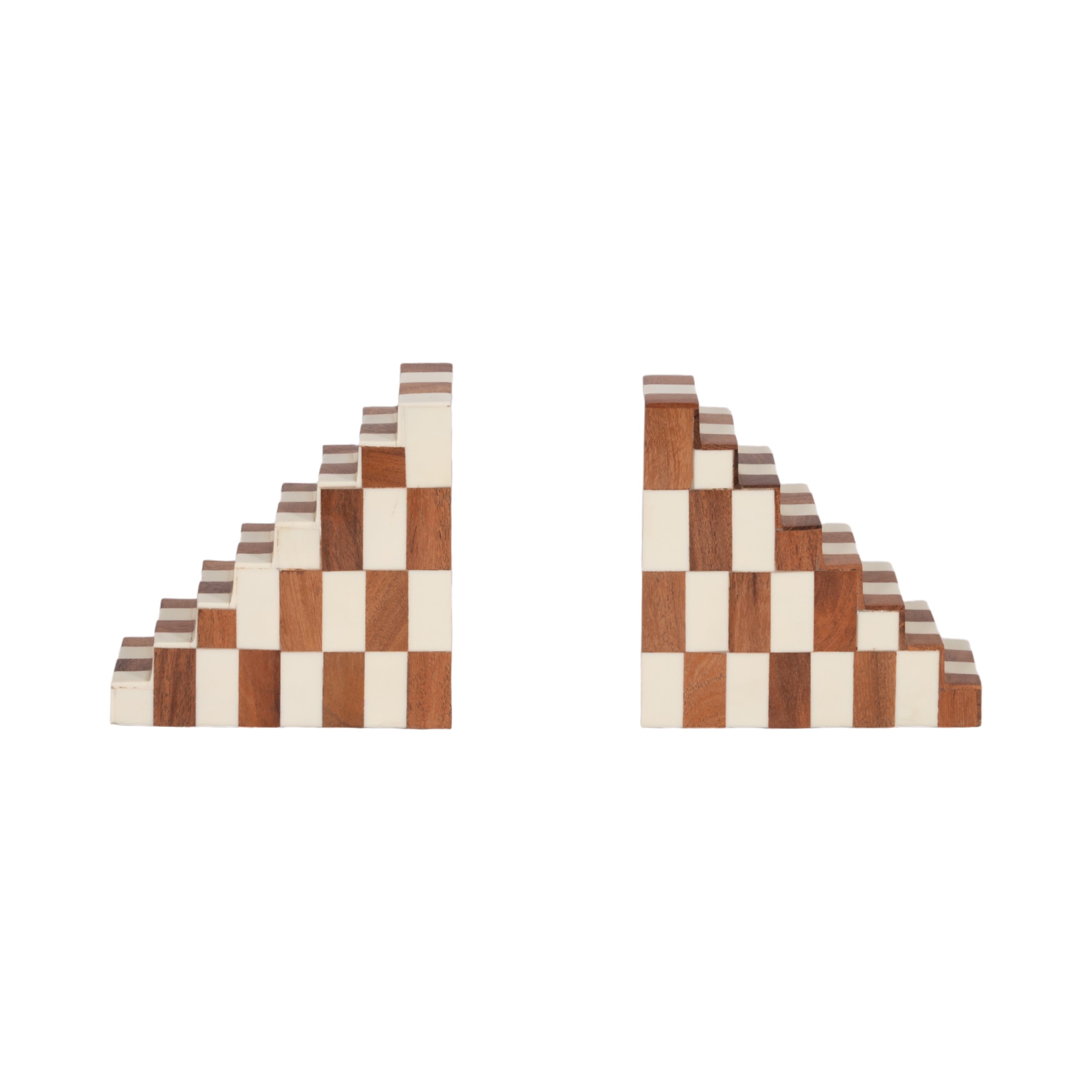 Lunet Staircase Bookends - Set of 2