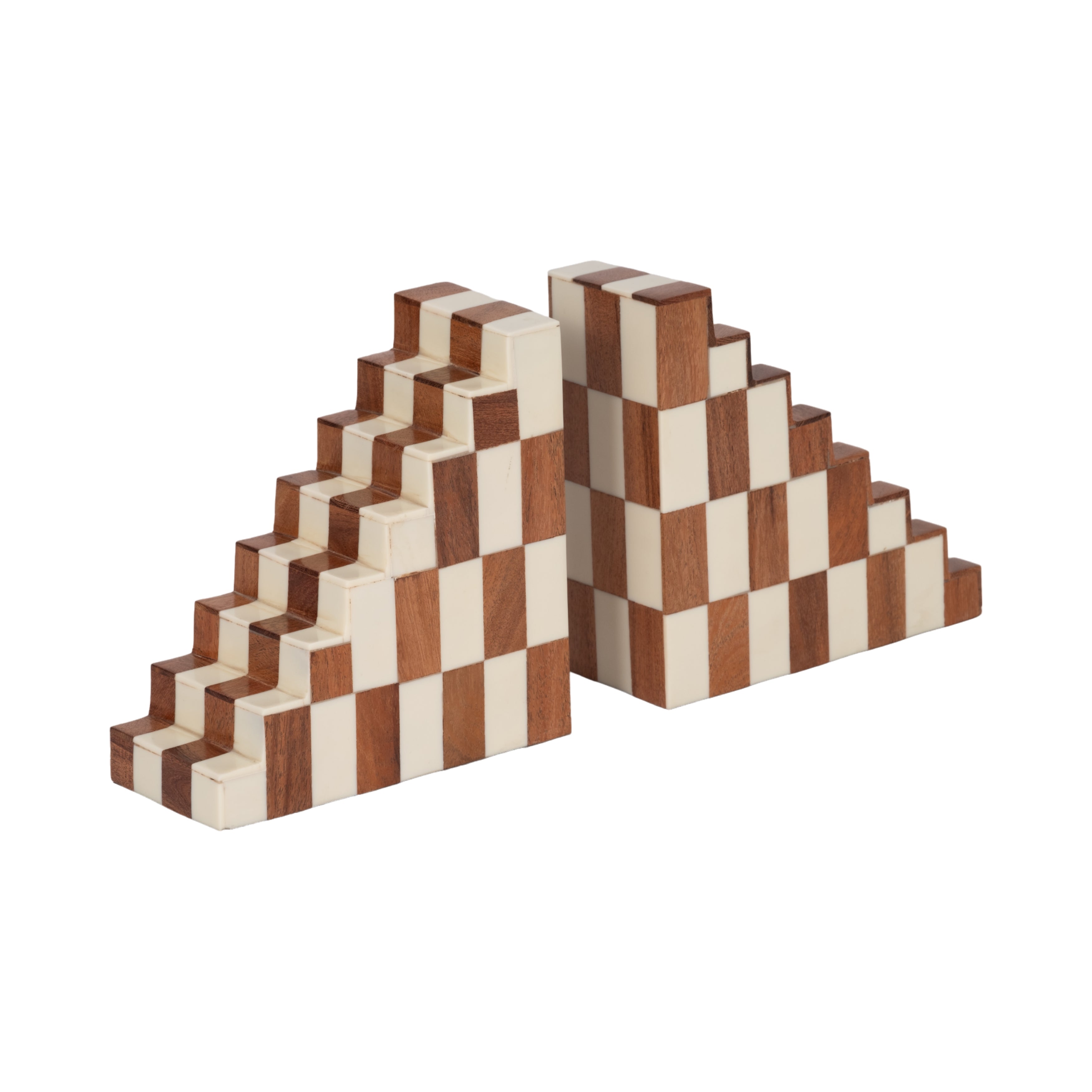 Lunet Staircase Bookends - Set of 2