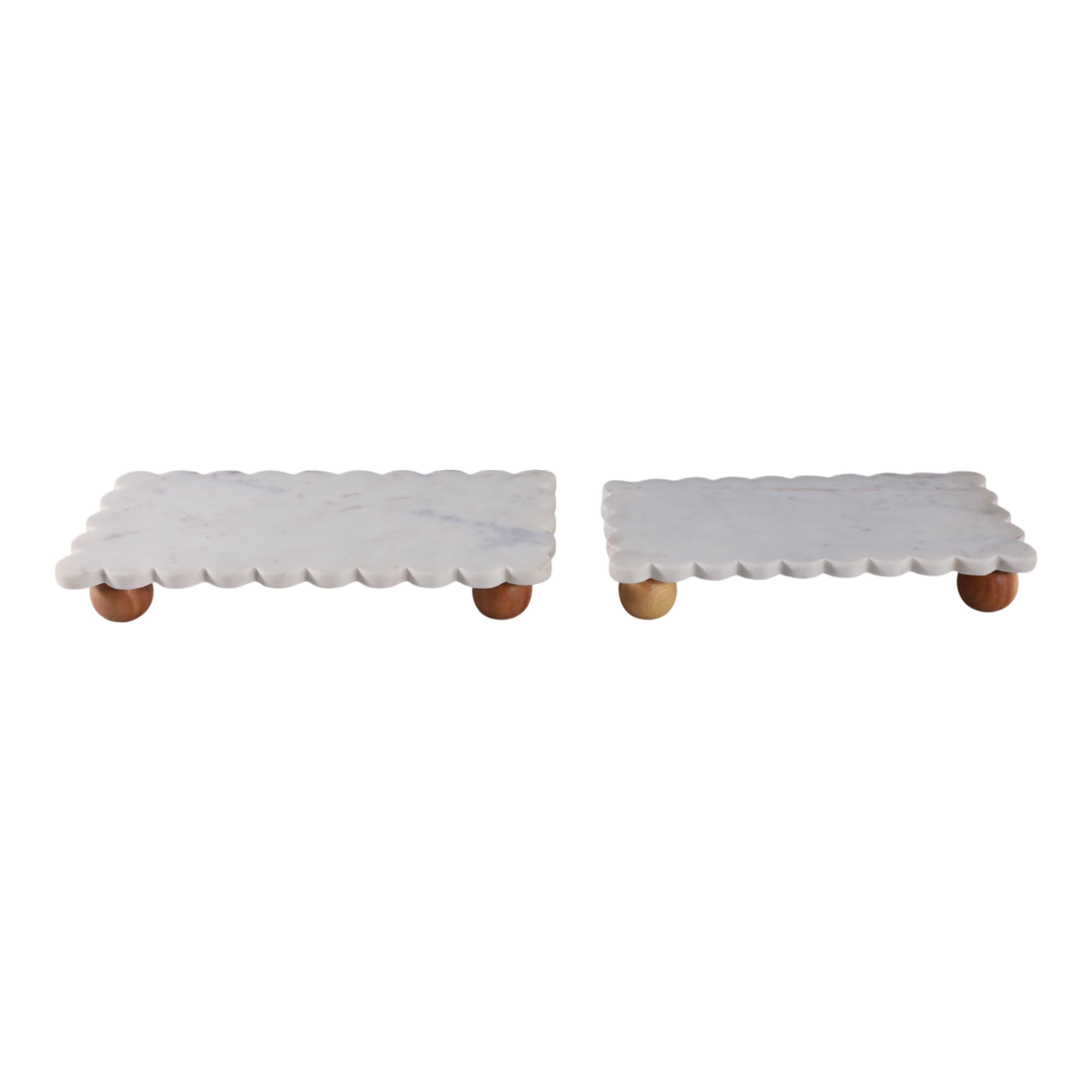Thessaly Scallop Trays, Set of 2