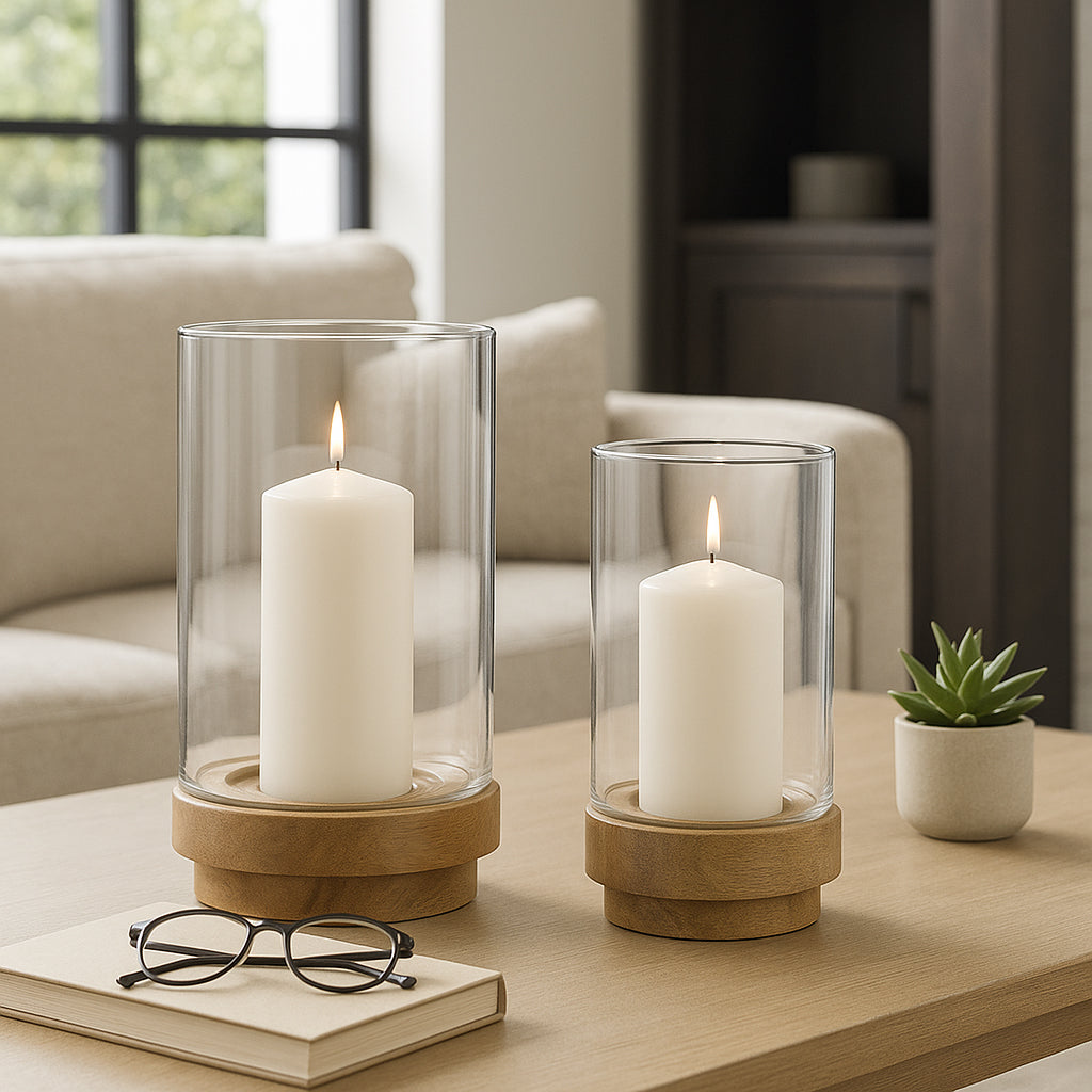 Lumina Candle Holder, Set of 2