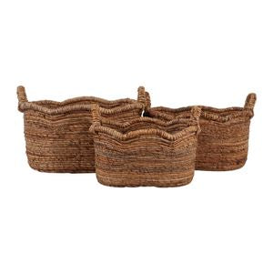 Elowen Set of 3 Brown Baskets