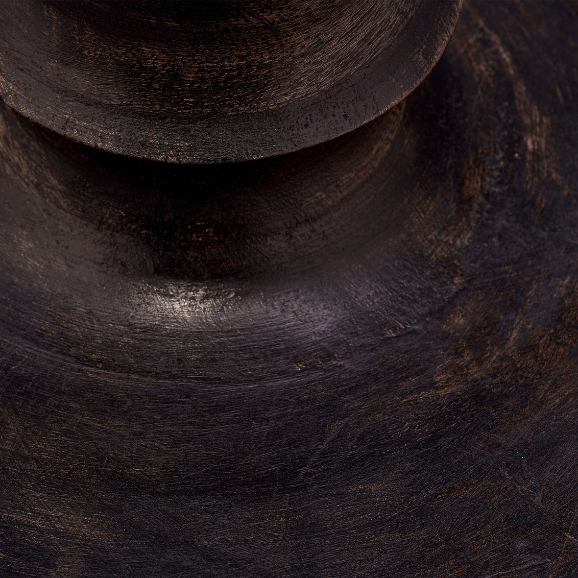 Close-up of dark brown leather texture