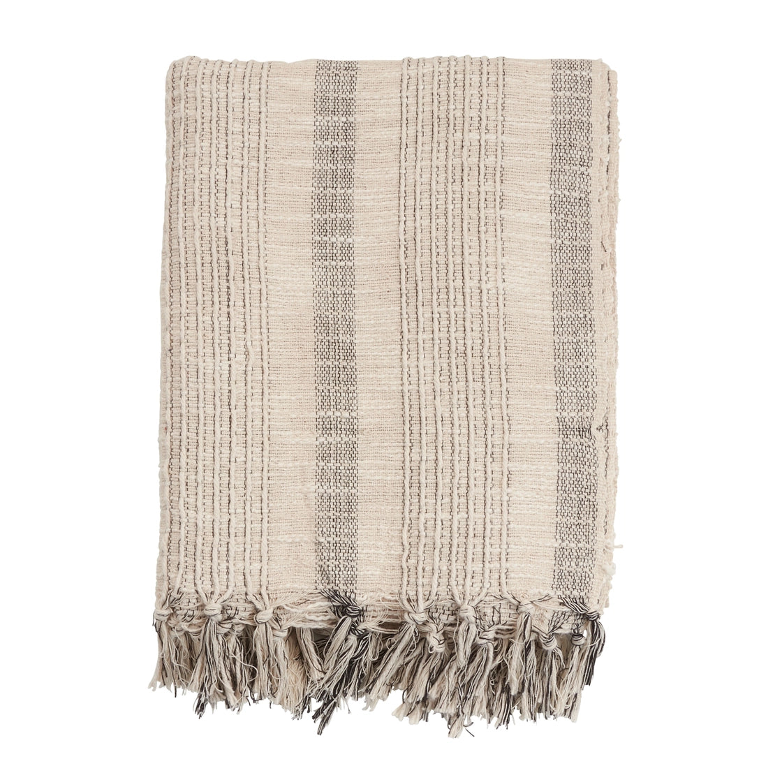 Striped Woven Throw