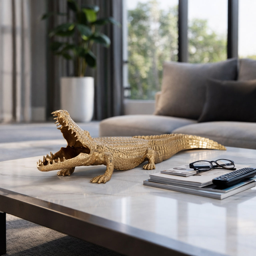 Aodhan Alligator Sculpture