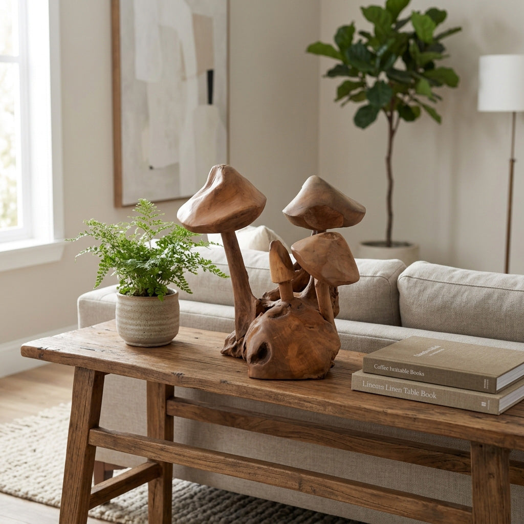 Velora Mushroom Cluster Sculpture