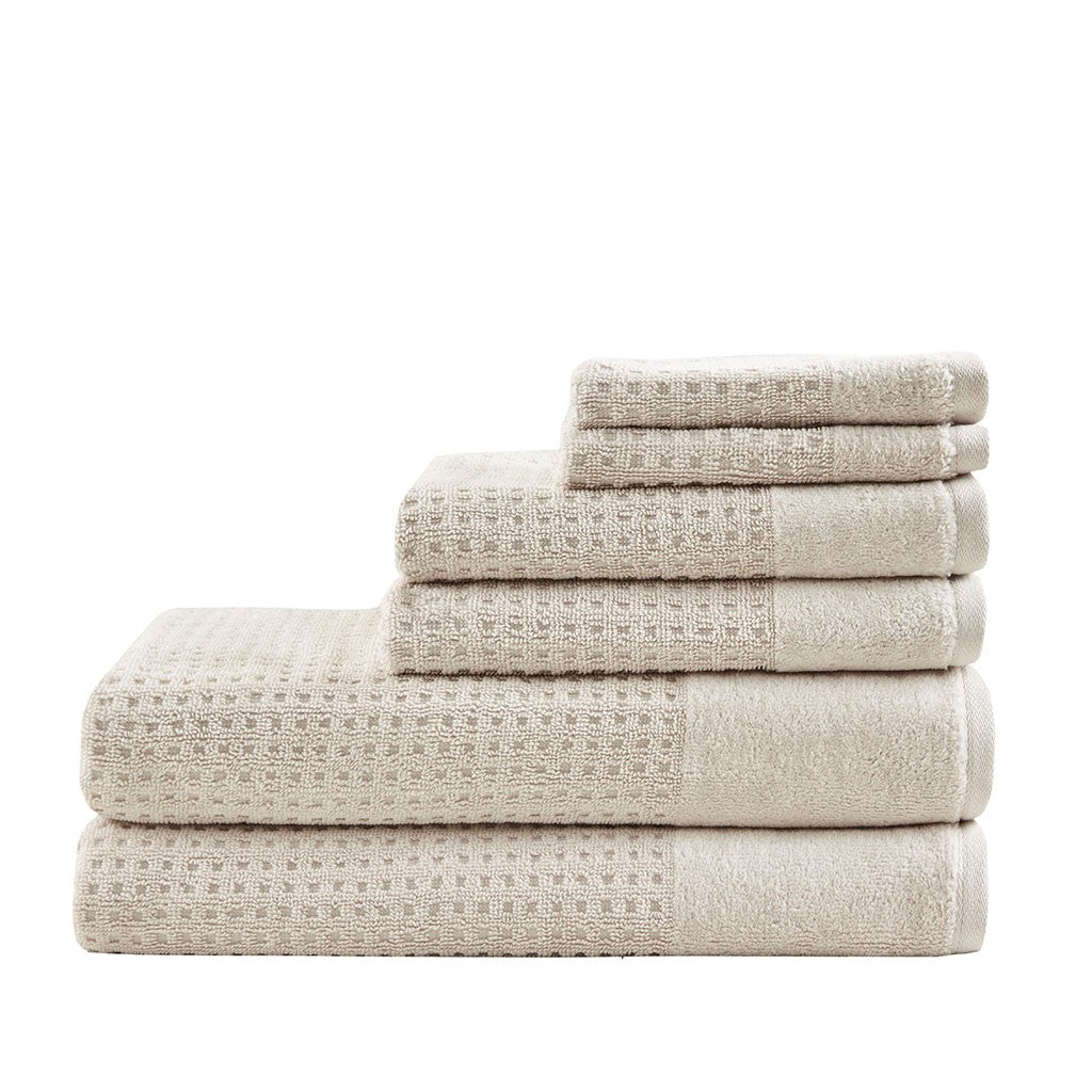 Spa Waffle 6-Piece Bath Towel Set