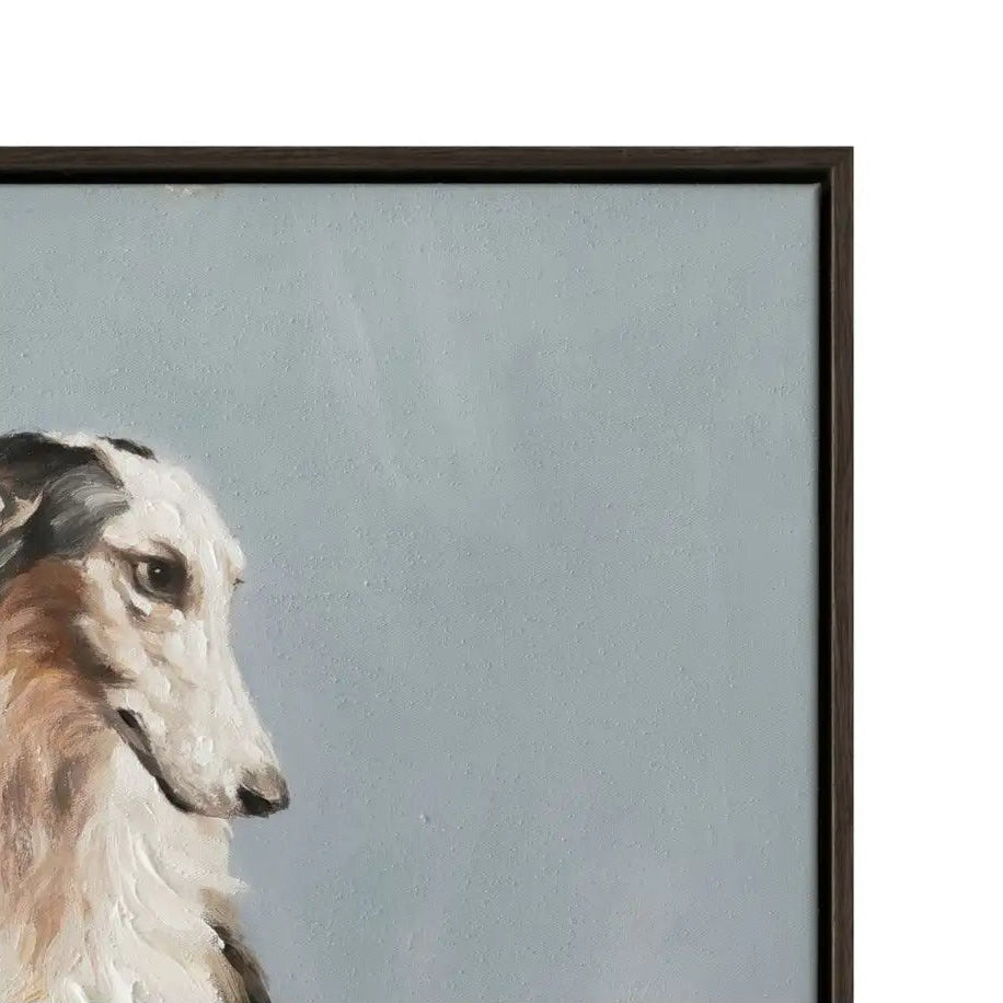 Borzoi Framed Painting