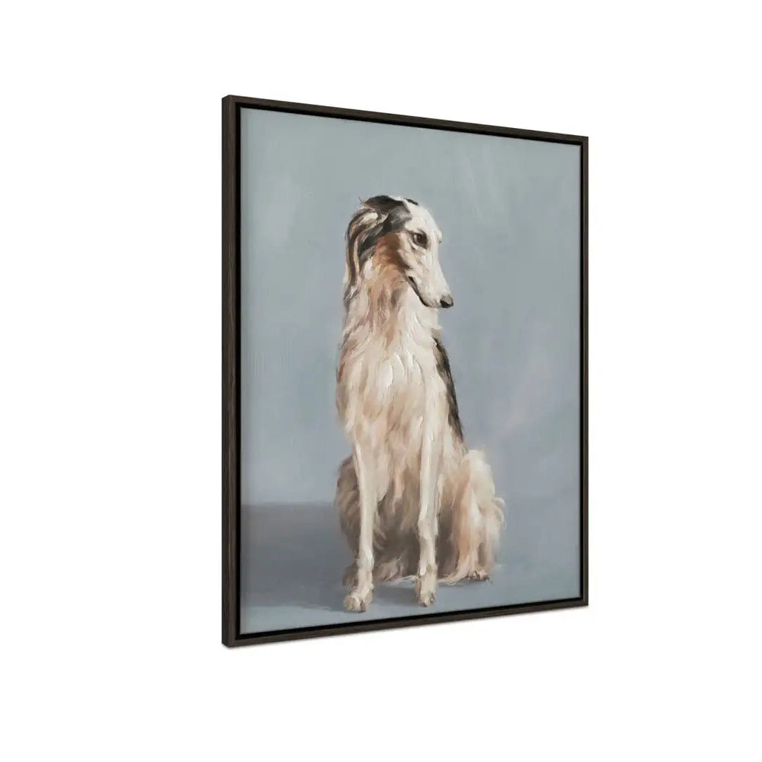 Borzoi Framed Painting