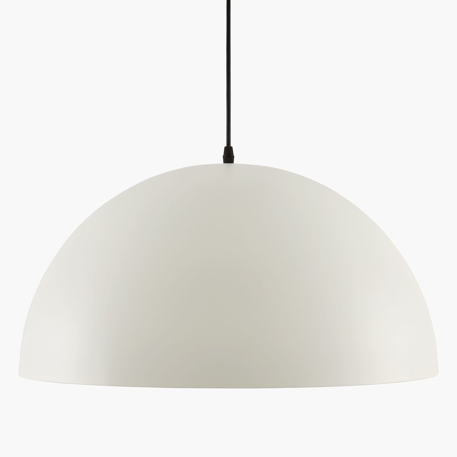 White pendant lamp on a white background