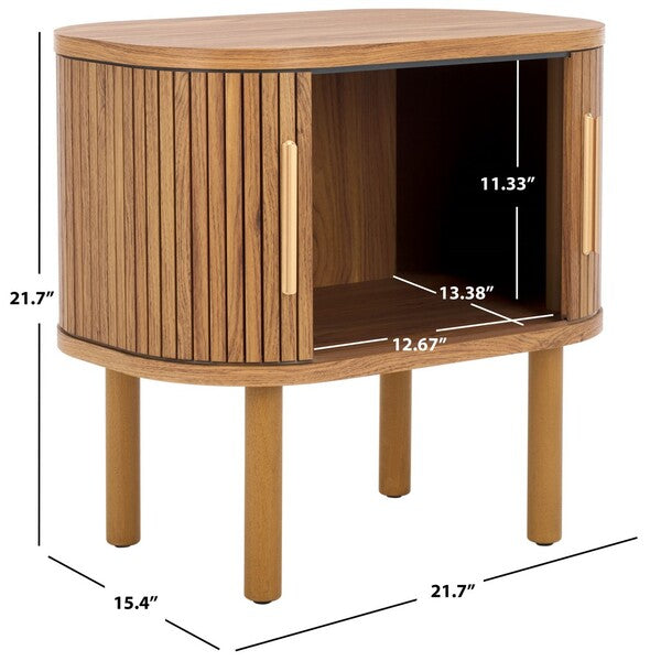 Ashur 2 Door Nightstand