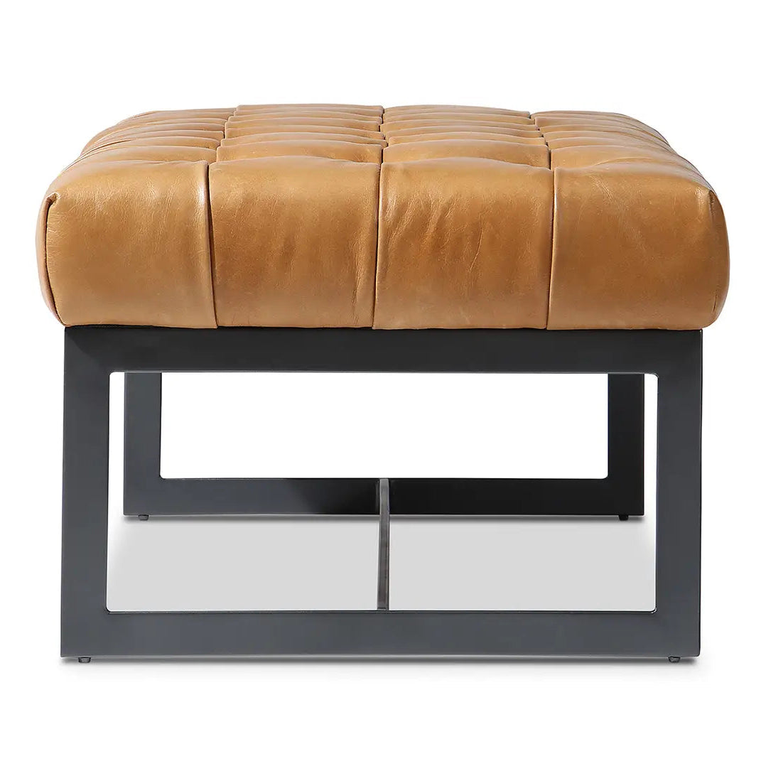 Koa Leather Bench