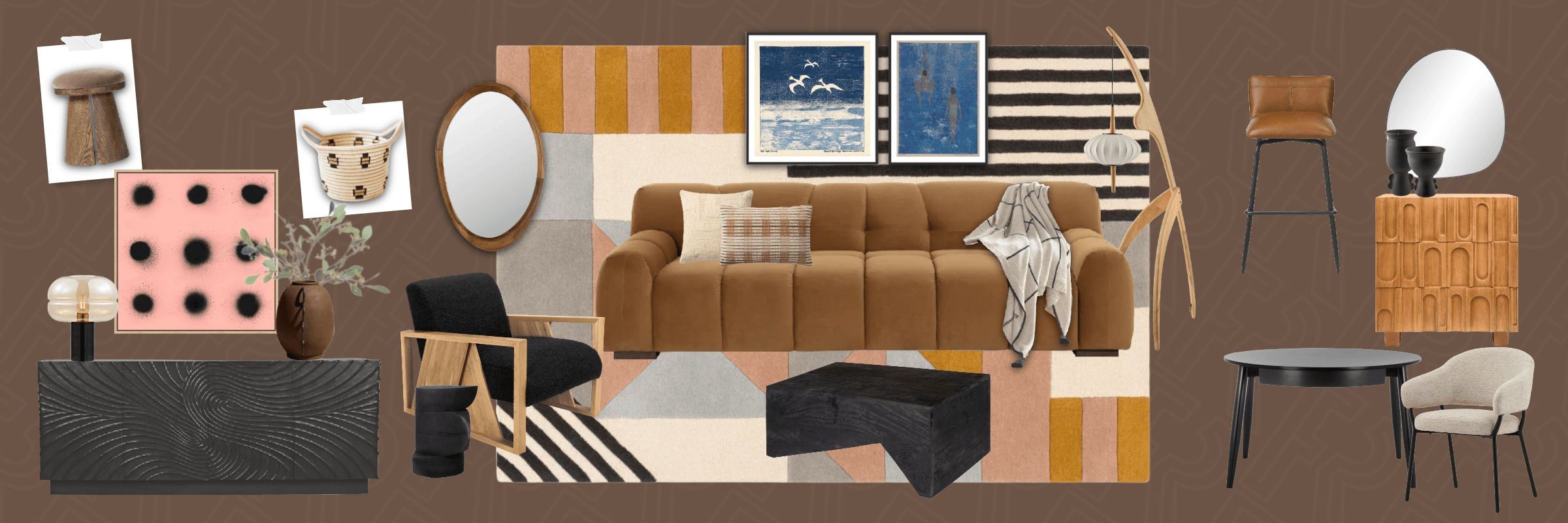 Huntsville Layered Earth Living Room