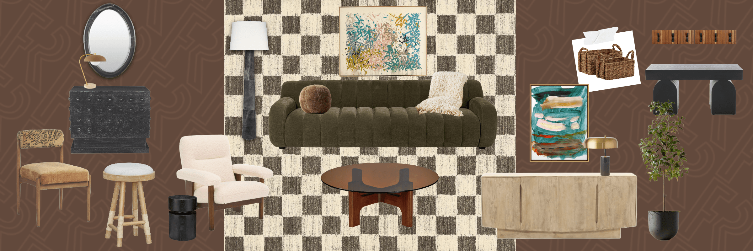 Huntsville Layered Earth Living Room