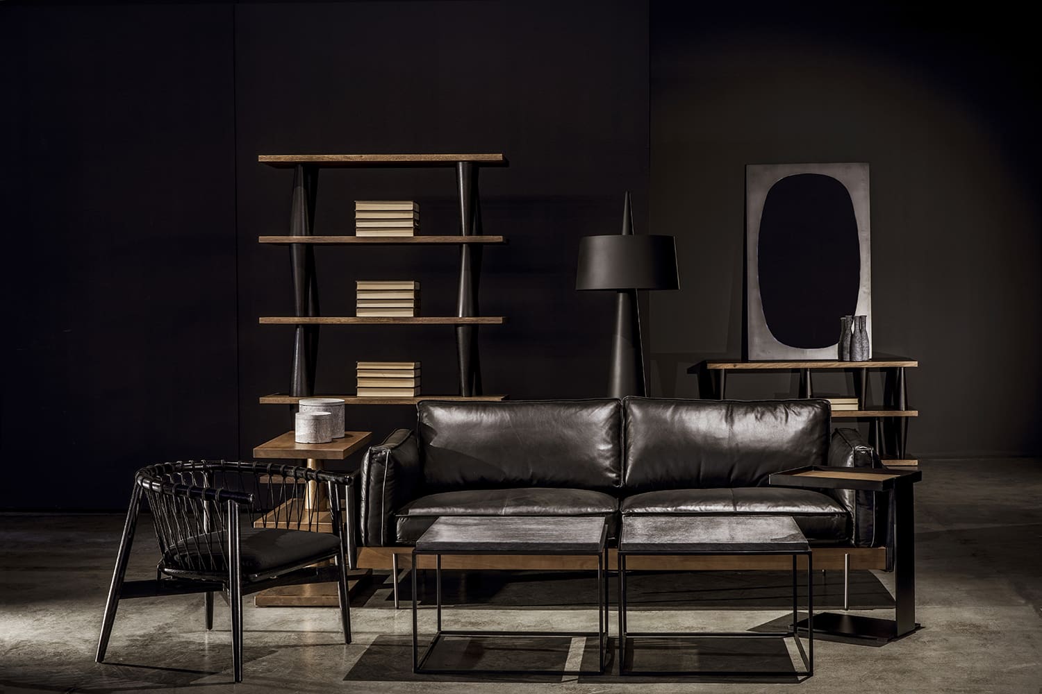 Hector Chair, Charcoal Black