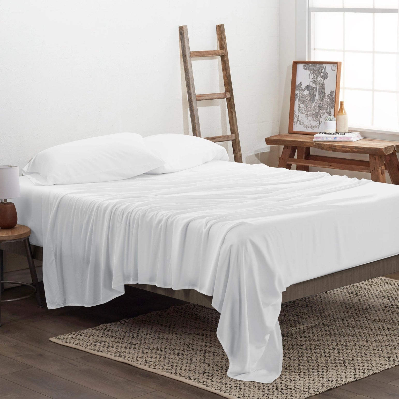 Home Collection Premium Bamboo 4 Piece Luxury Bed Sheet Set