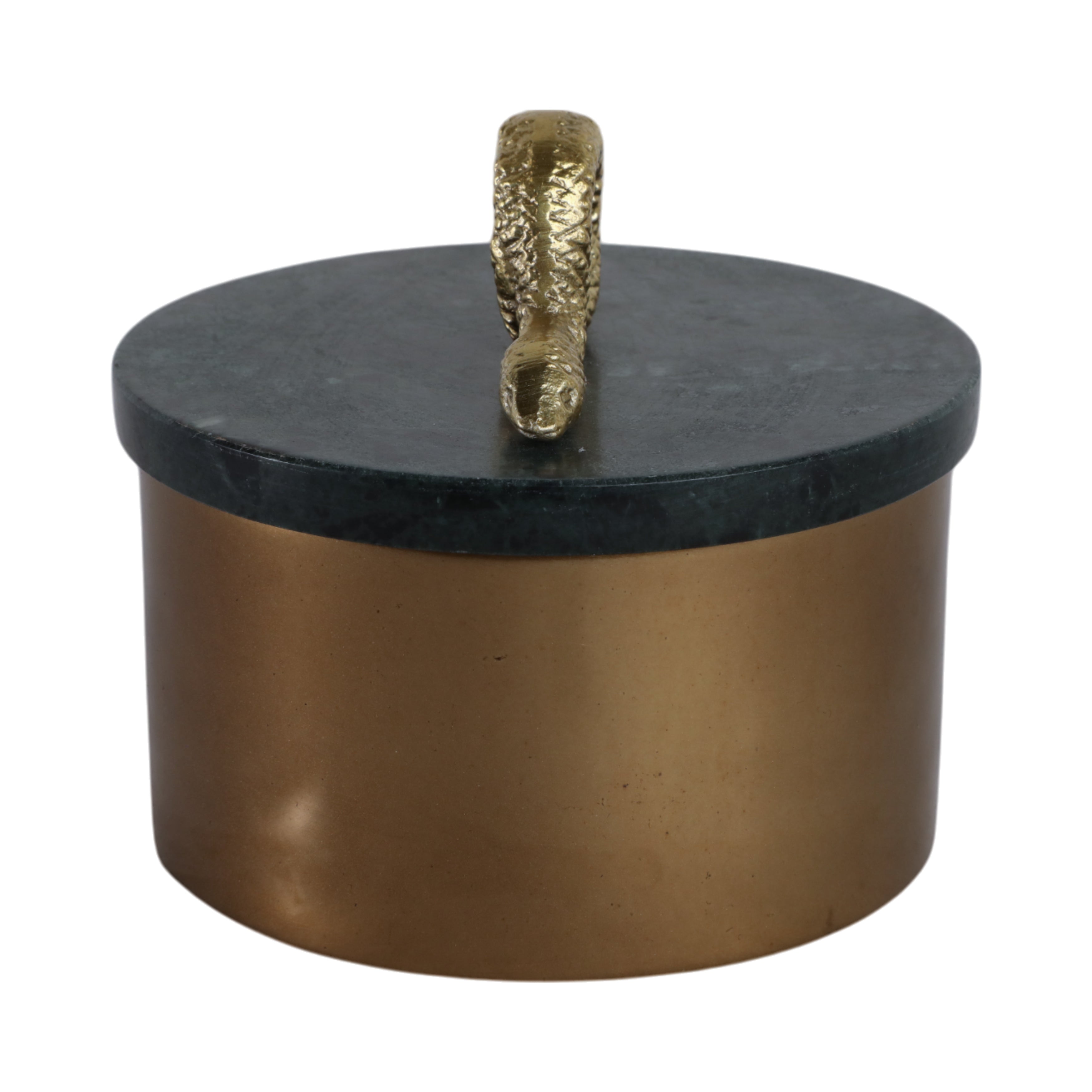 Sylver Marble & Metal Snake Box