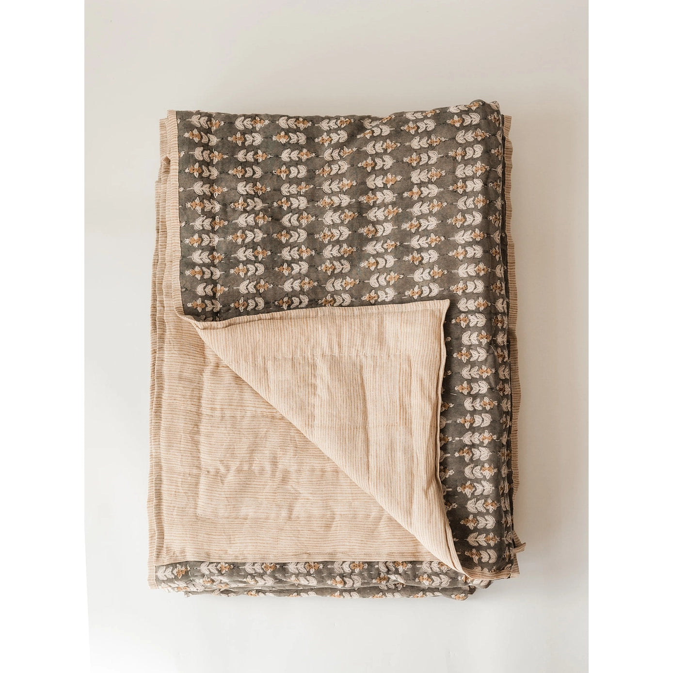 Karo Block Print Quilt