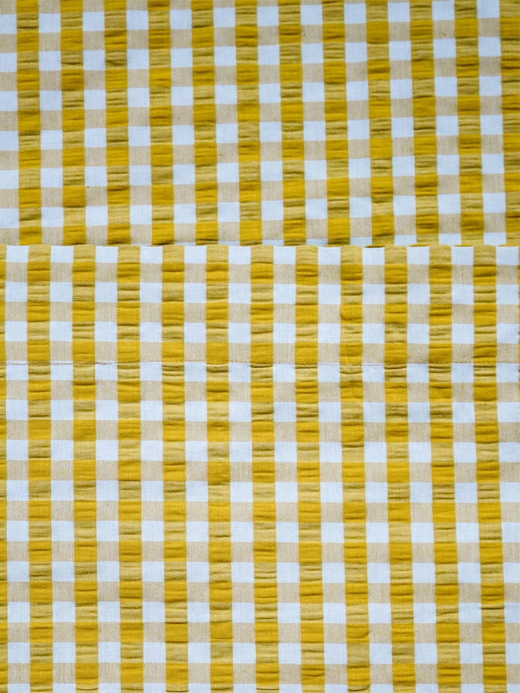 Citrus Seersucker Flat Sheet
