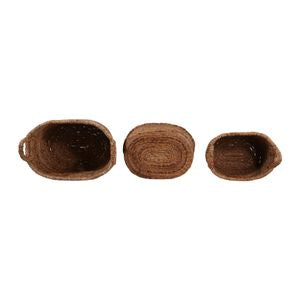 Elowen Set of 3 Brown Baskets