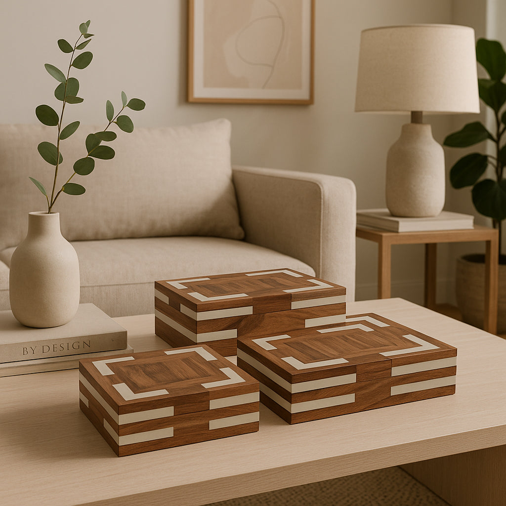 Tawny Wood Inlay Box Set