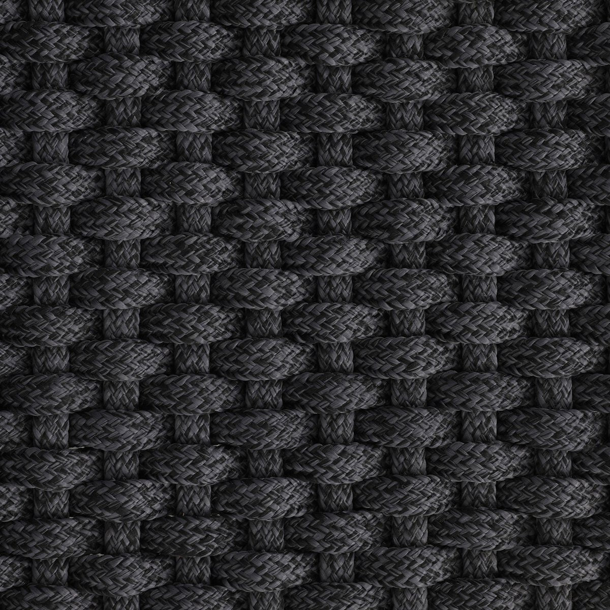 Close-up of a textured dark gray fabric pattern