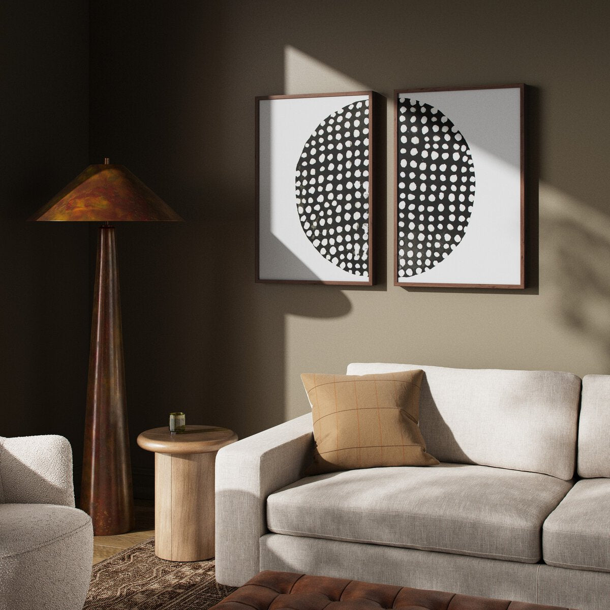 Global Disco Diptych, Black by Jess Engle