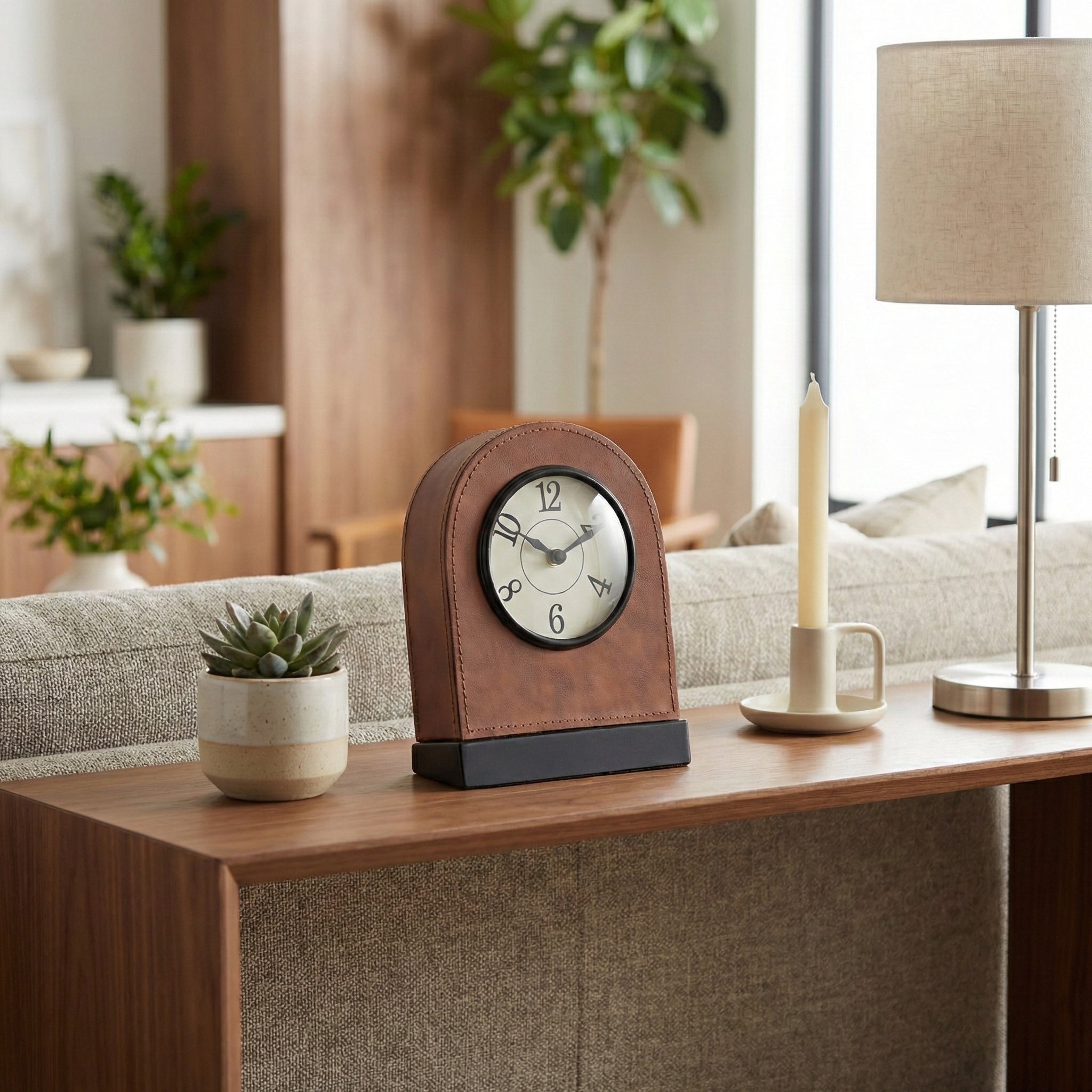 Saphira Arched Table Clock