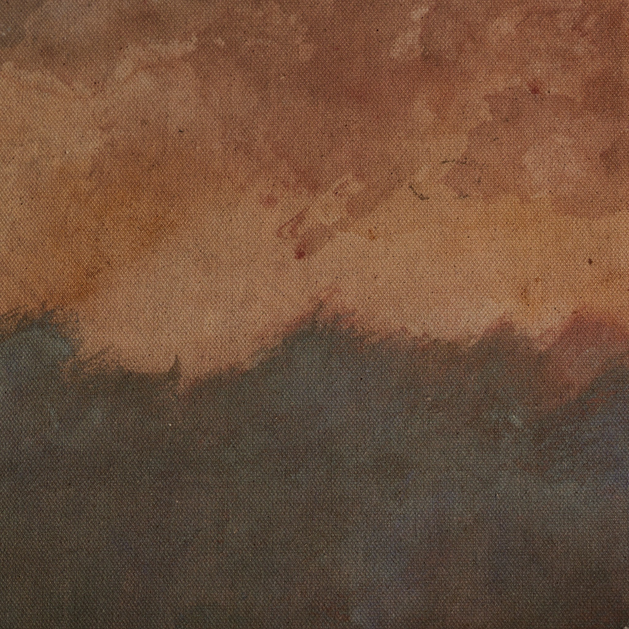Textured brown and black canvas print with watercolor effect
