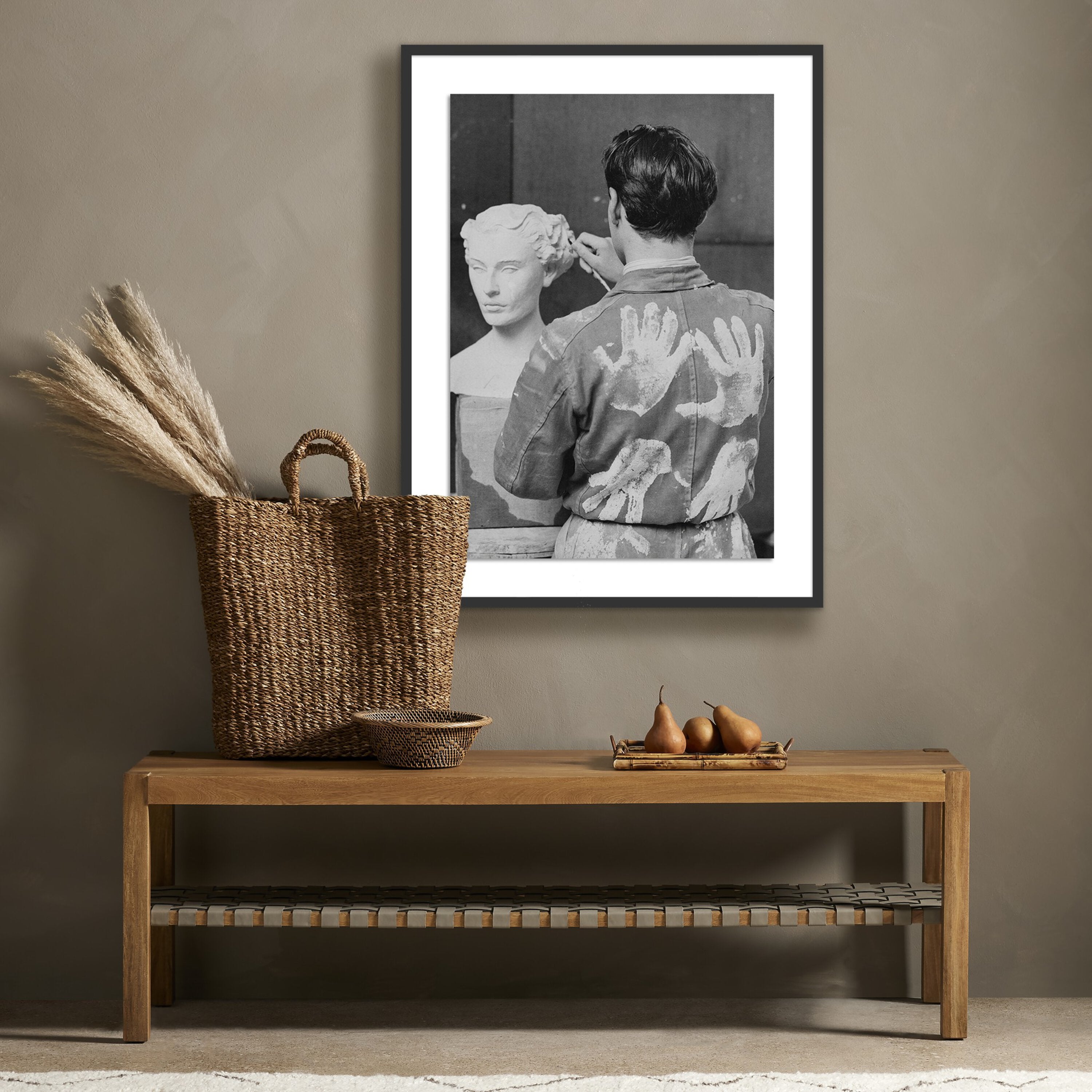 Sculptor At Work by Getty Images
