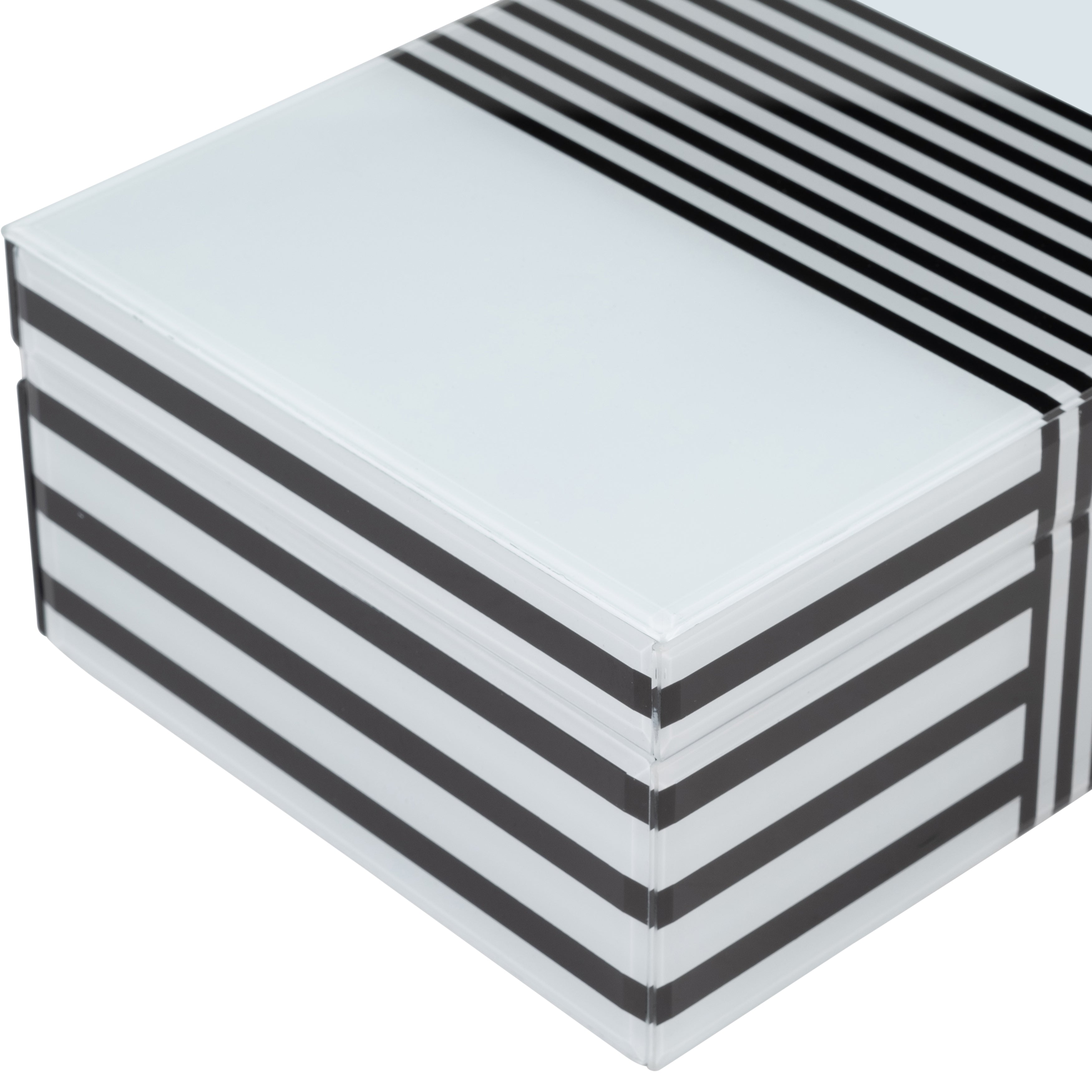Melusine Striped Wood Boxes