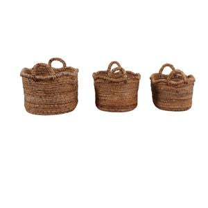 Elowen Set of 3 Brown Baskets