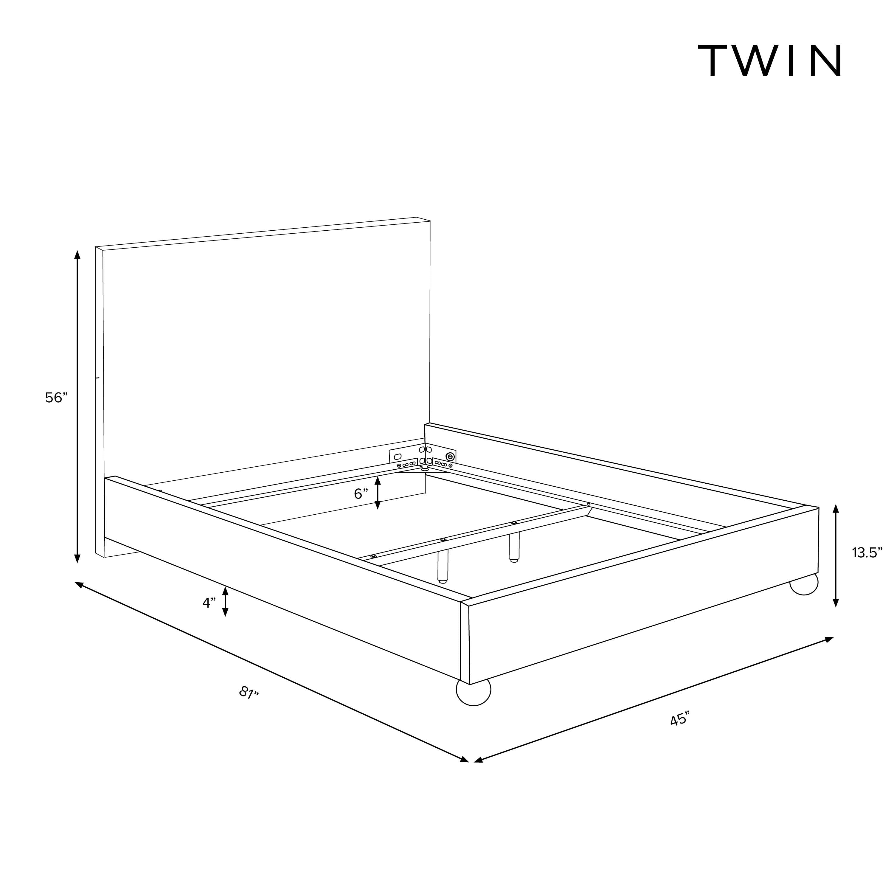 #compatible mattress size_Twin