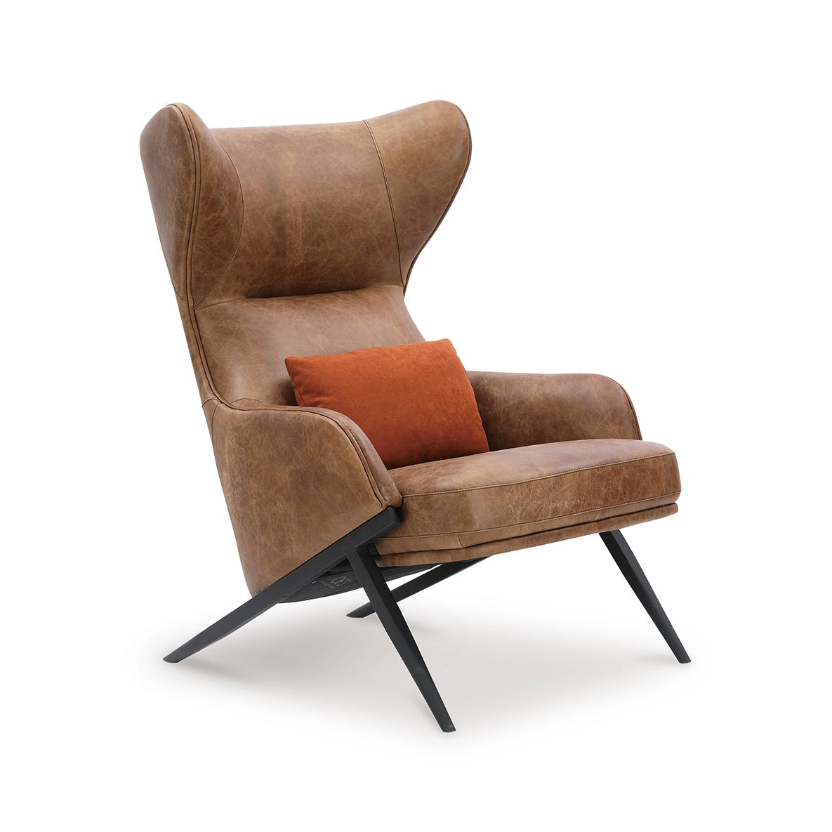 Gunderson Leather Accent Chair