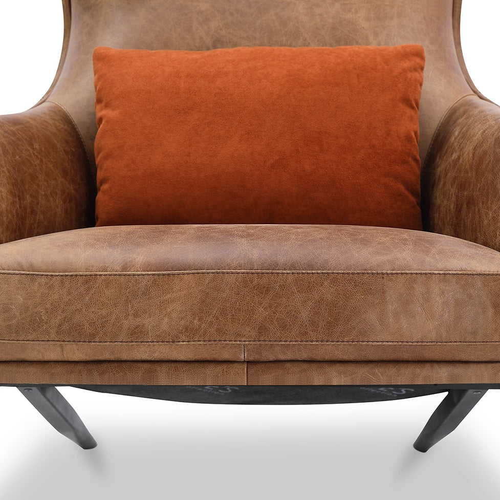 Gunderson Leather Accent Chair