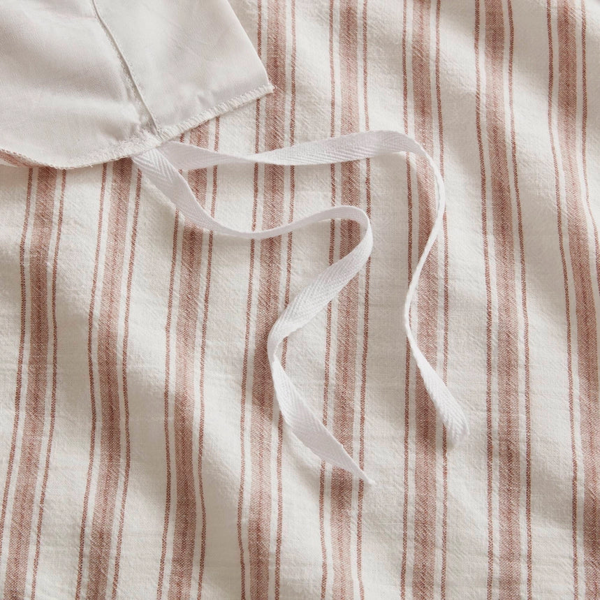 3 Piece Classic Stripe Down Pattern Duvet Set