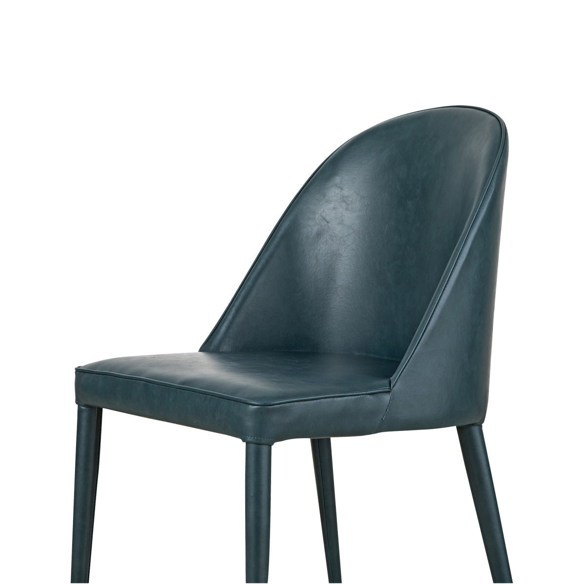 Green chair on a white background