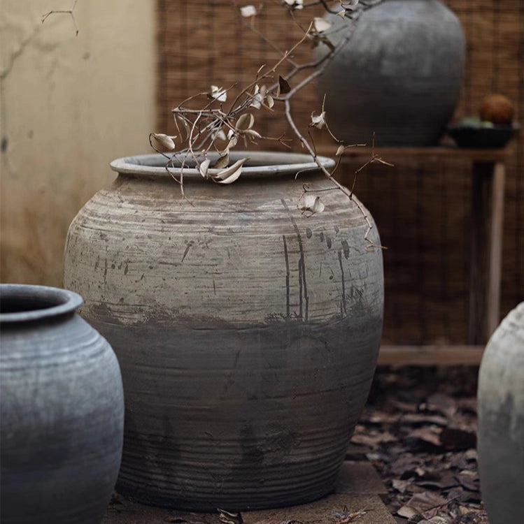 Large Antique Ceramic Pot