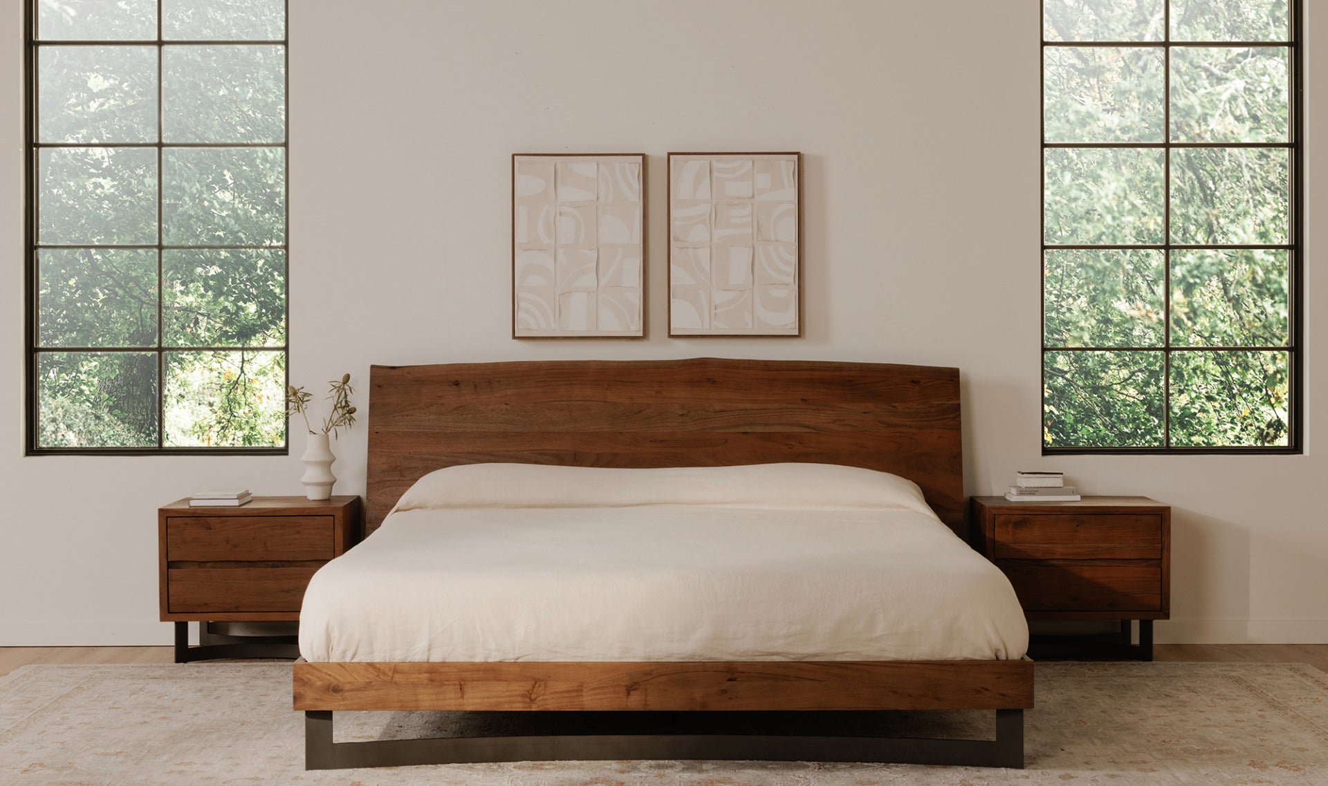 Bent Platform Bed