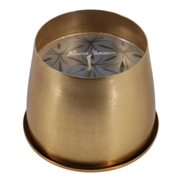 Vanilla Gold Saucer Candle