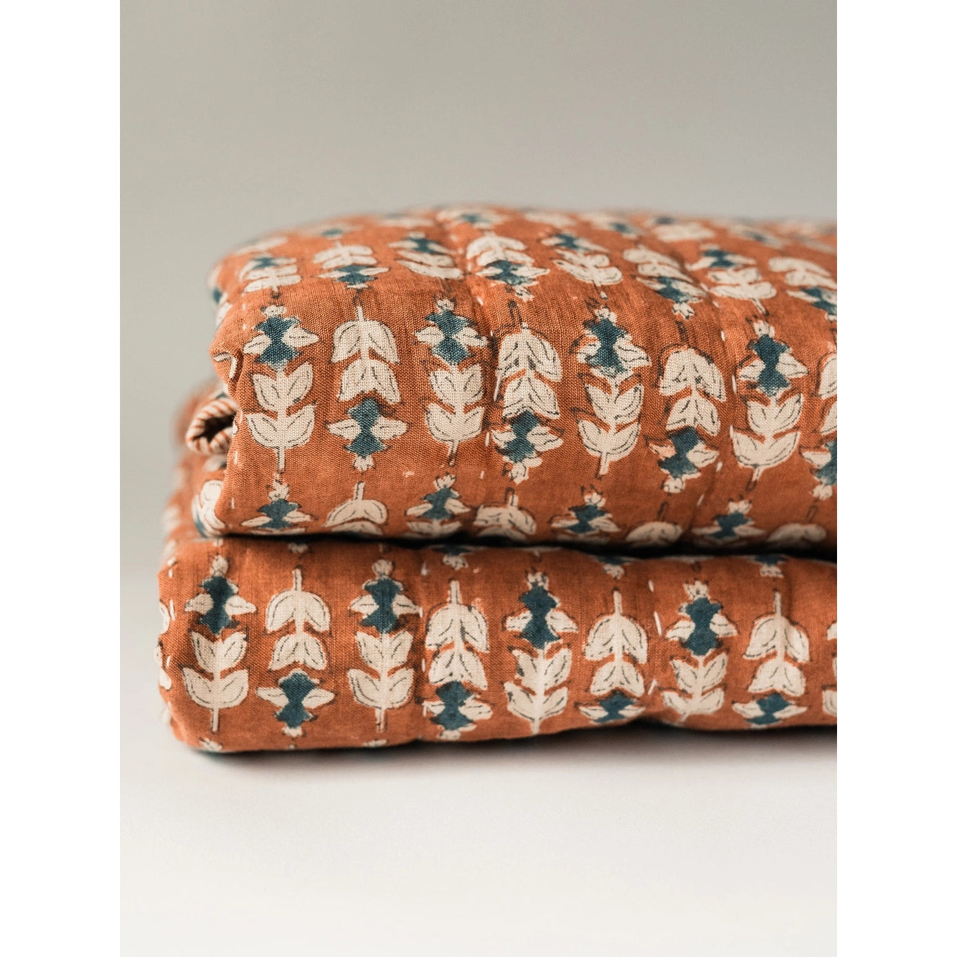 Karo Block Print Quilt