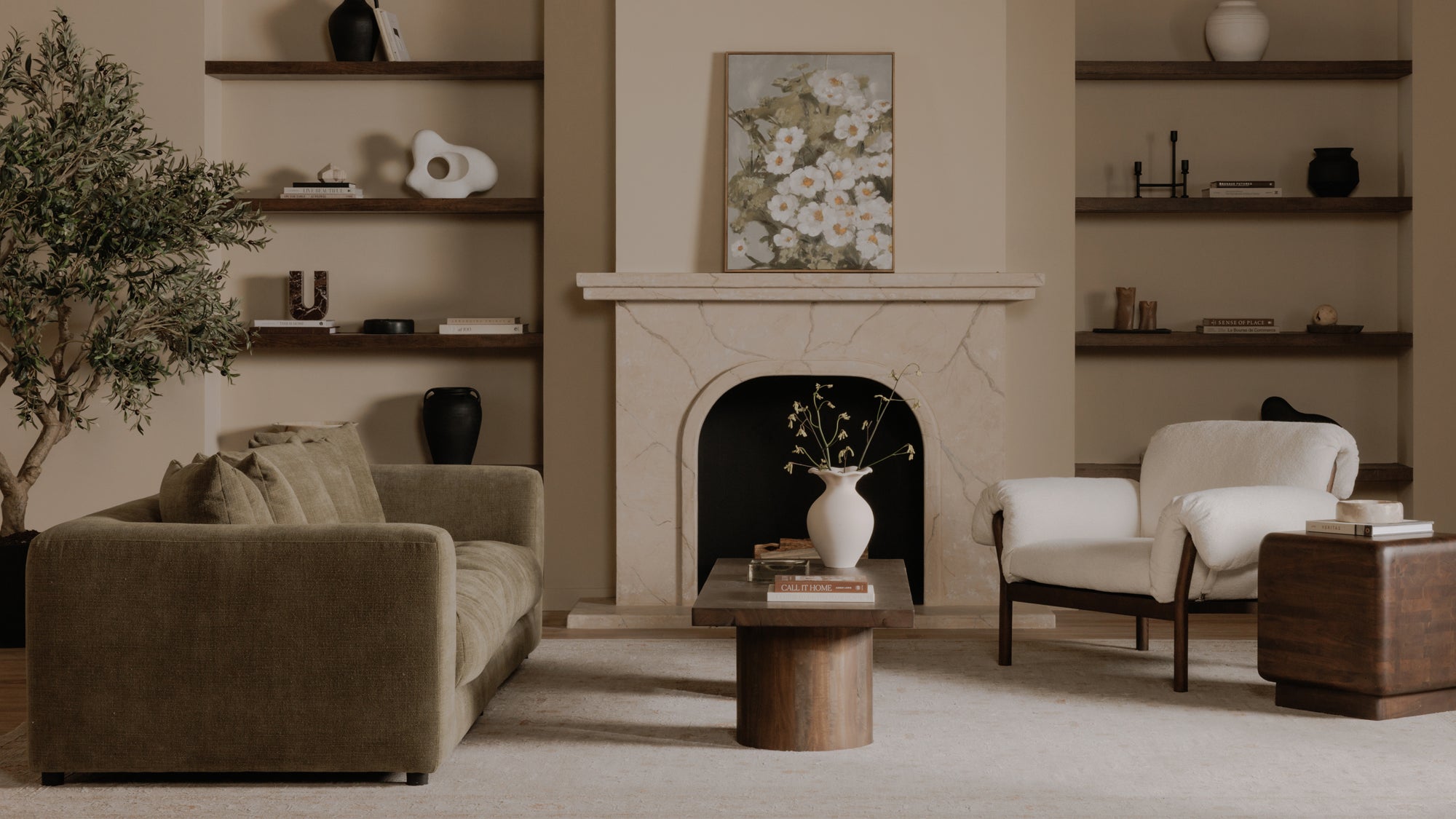 Davie Sofa Olive
