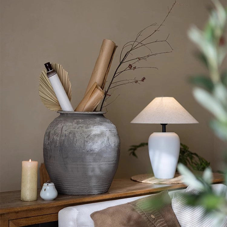 Large Antique Ceramic Pot
