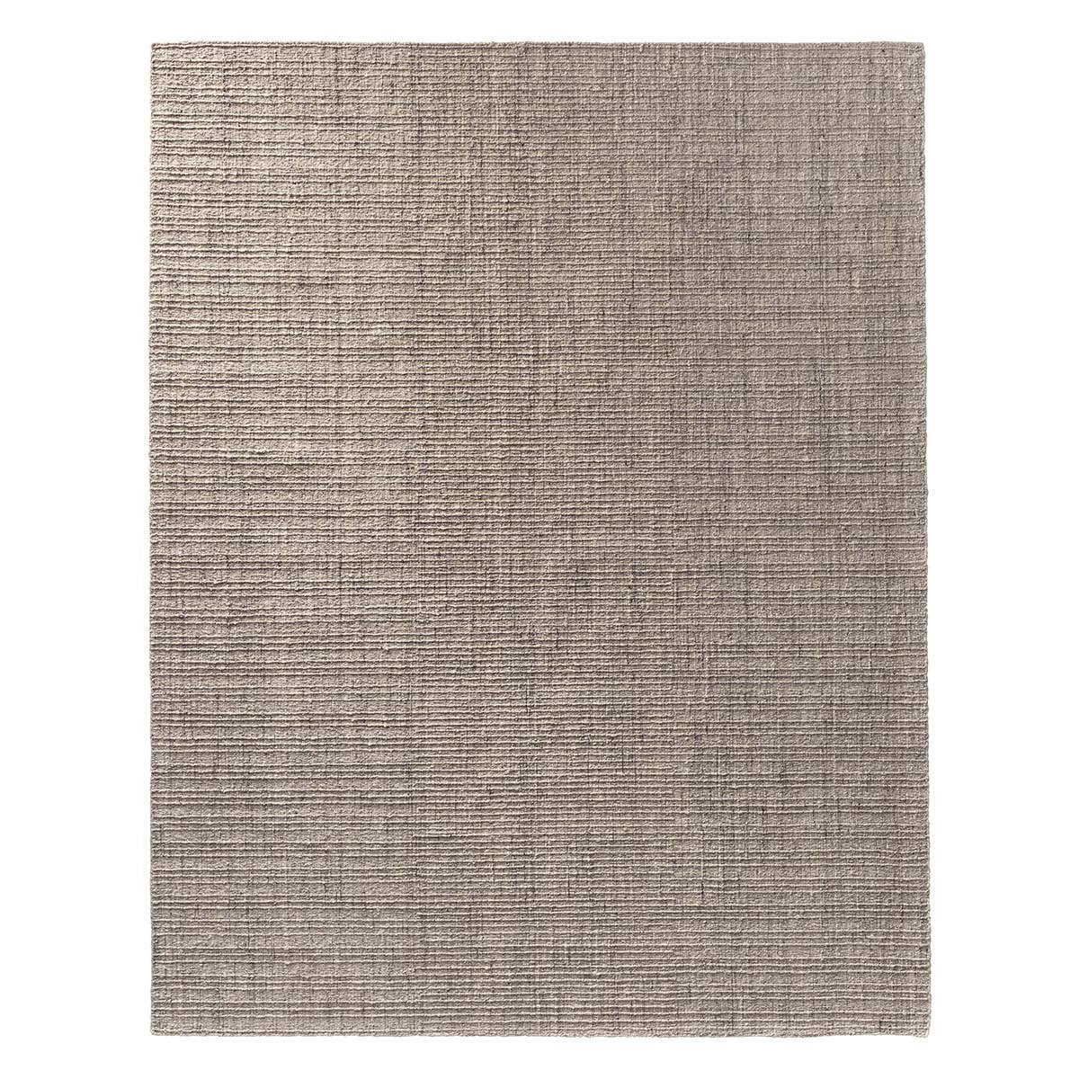 Textured gray rug on a white background
