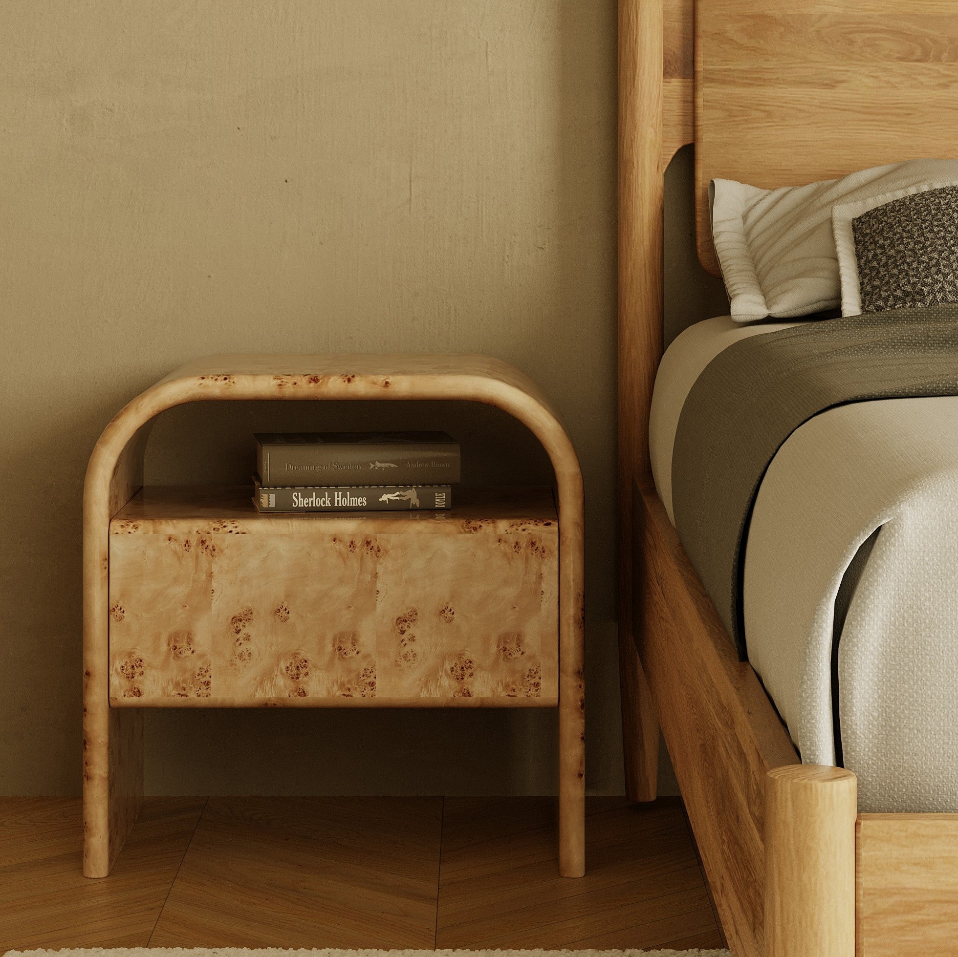 Radley Burl Nightstand
