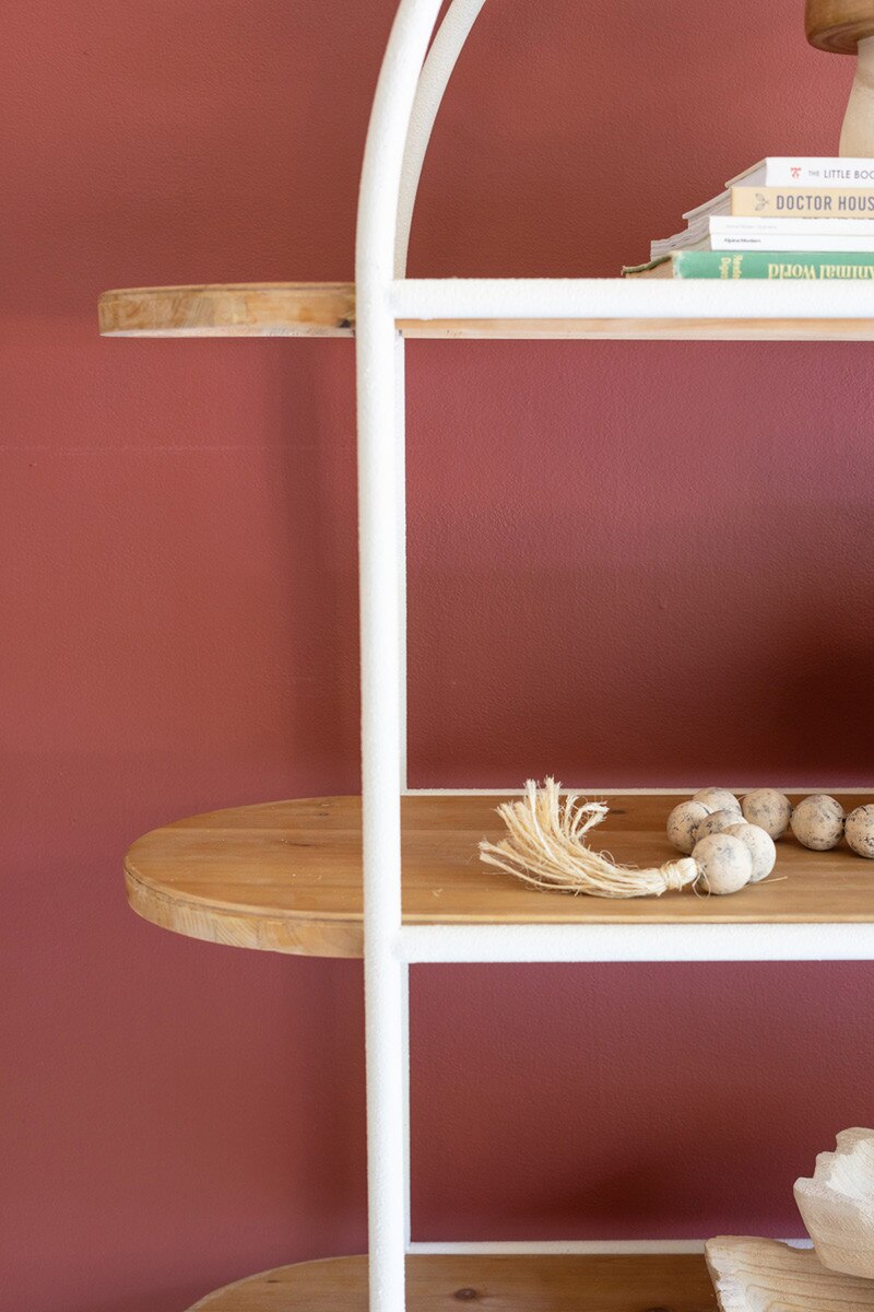 Painted Metal Arched Display