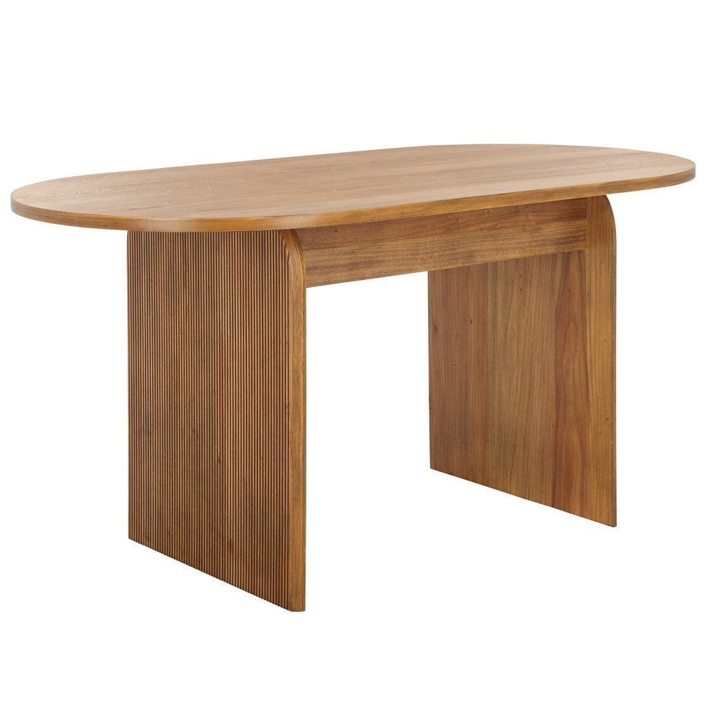 Wooden table with a white background