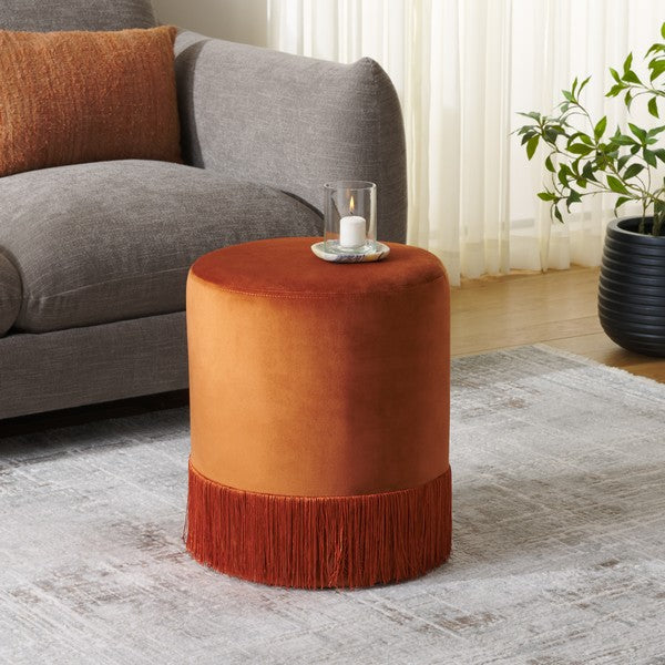Logan Ottoman with Tassels