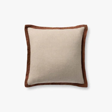 PLL0197 Natural / Brown Pillow by Loloi