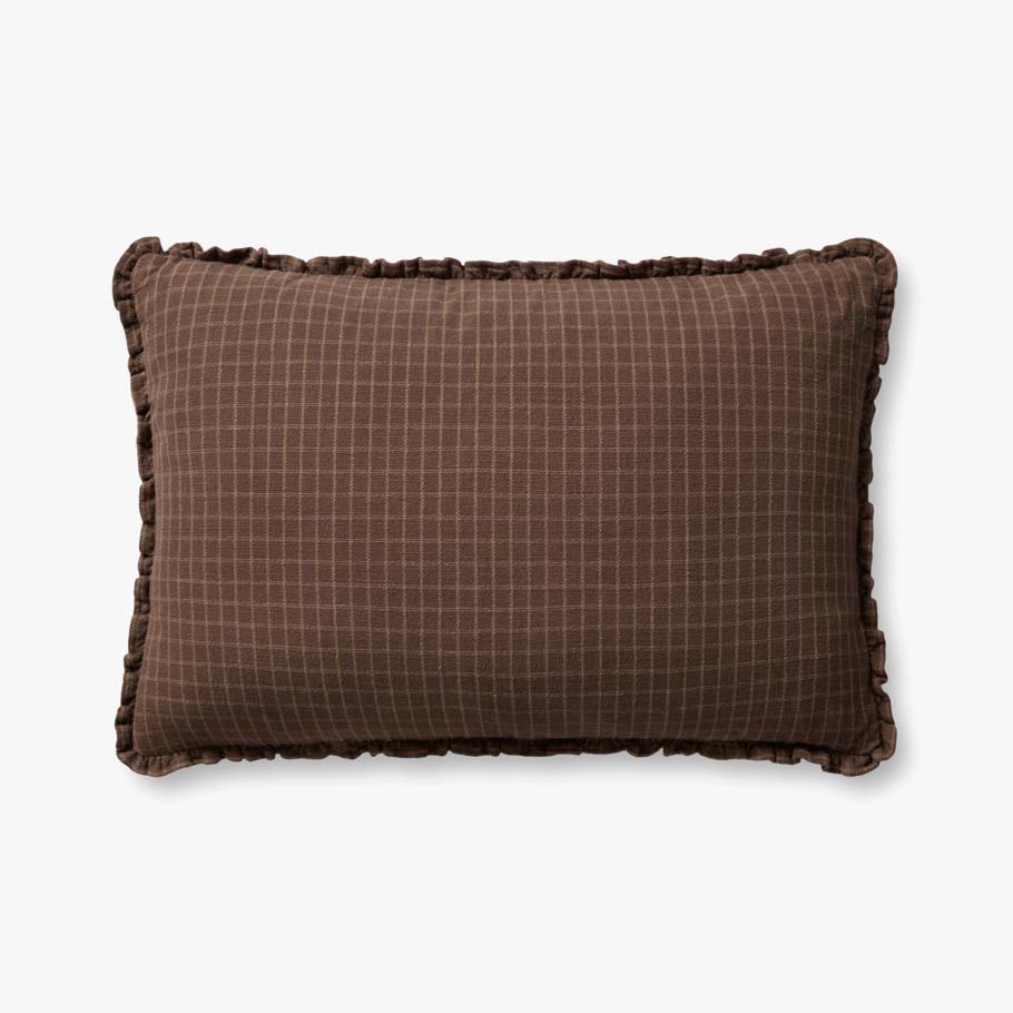 PCJ0012 Dinah Chocolate / Latte by Chris Loves Julia × Loloi